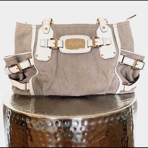 Michael Kors Gansevoort Satchel Handbag Hemp